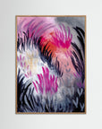 Dusk Field – Fine Art -taidejuliste, abstrakti niittyaihe, Jenni Pennanen Art
