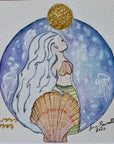 Aquarius – Original watercolor painting