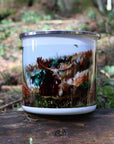 Moose/Elk -enamel mug - Jenni Pennanen Art