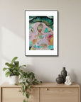 Taidejuliste kehysvaihtoehdoilla – kehystetty juliste seinälle suomalainen taide
