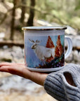 Mielimetsäni -enamel mug - Jenni Pennanen Art