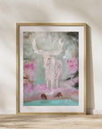 Taidejuliste, hirvi - Jenni Pennanen Art
