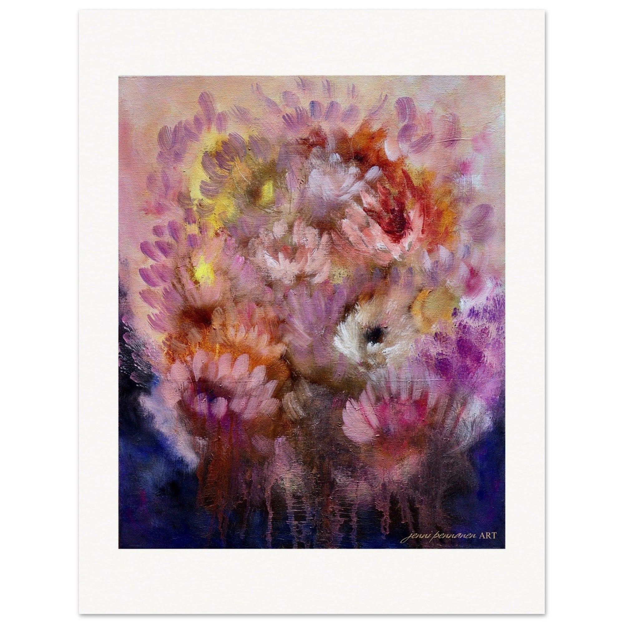 Print Material-BLOSSOM - taidejuliste - Jenni Pennanen Art