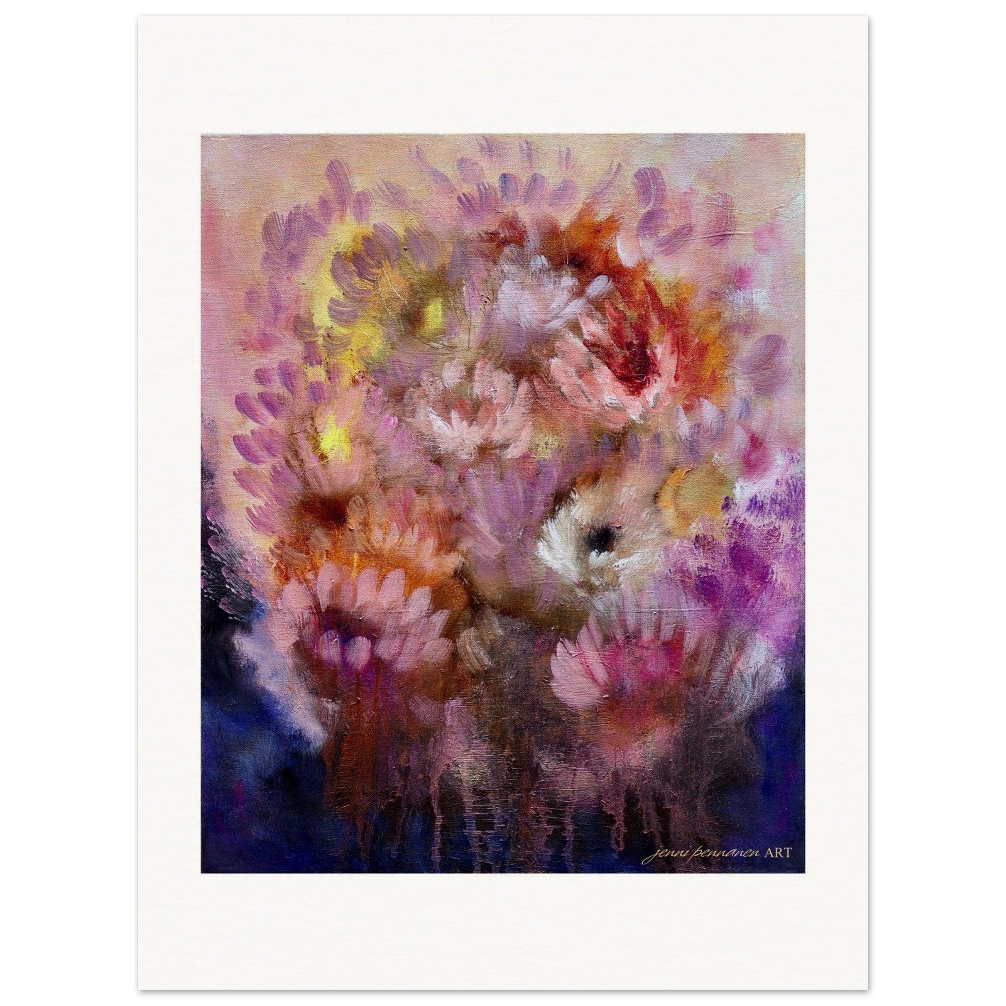 BLOSSOM - kukka, juliste - Jenni Pennanen Art
