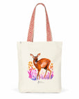 Ethnic totebag: Adorable Bambi Design for Nature Lovers - front_1