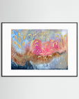 Joyous Field – Fine Art -taidejuliste, abstrakti niittyaihe, Jenni Pennanen Art