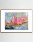 Joyous Field – Fine Art -taidejuliste, abstrakti niittyaihe, Jenni Pennanen Art