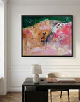 Rosy field fine art print