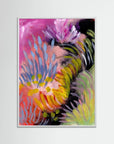 River Field – Fine Art -taidejuliste, abstrakti niittyaihe joenvarresta, Jenni Pennanen Art