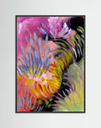 River Field – Fine Art -taidejuliste, abstrakti niittyaihe joenvarresta, Jenni Pennanen Art