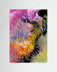 River Field – Fine Art -taidejuliste, abstrakti niittyaihe joenvarresta, Jenni Pennanen Art
