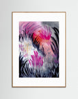 Dusk Field – Fine Art -taidejuliste, abstrakti niittyaihe, Jenni Pennanen Art