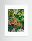 Cat in the lemon tree