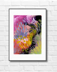 River Field – Fine Art -taidejuliste, abstrakti niittyaihe joenvarresta, Jenni Pennanen Art