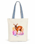 Ethnic totebag: Adorable Bambi Design for Nature Lovers - front_0