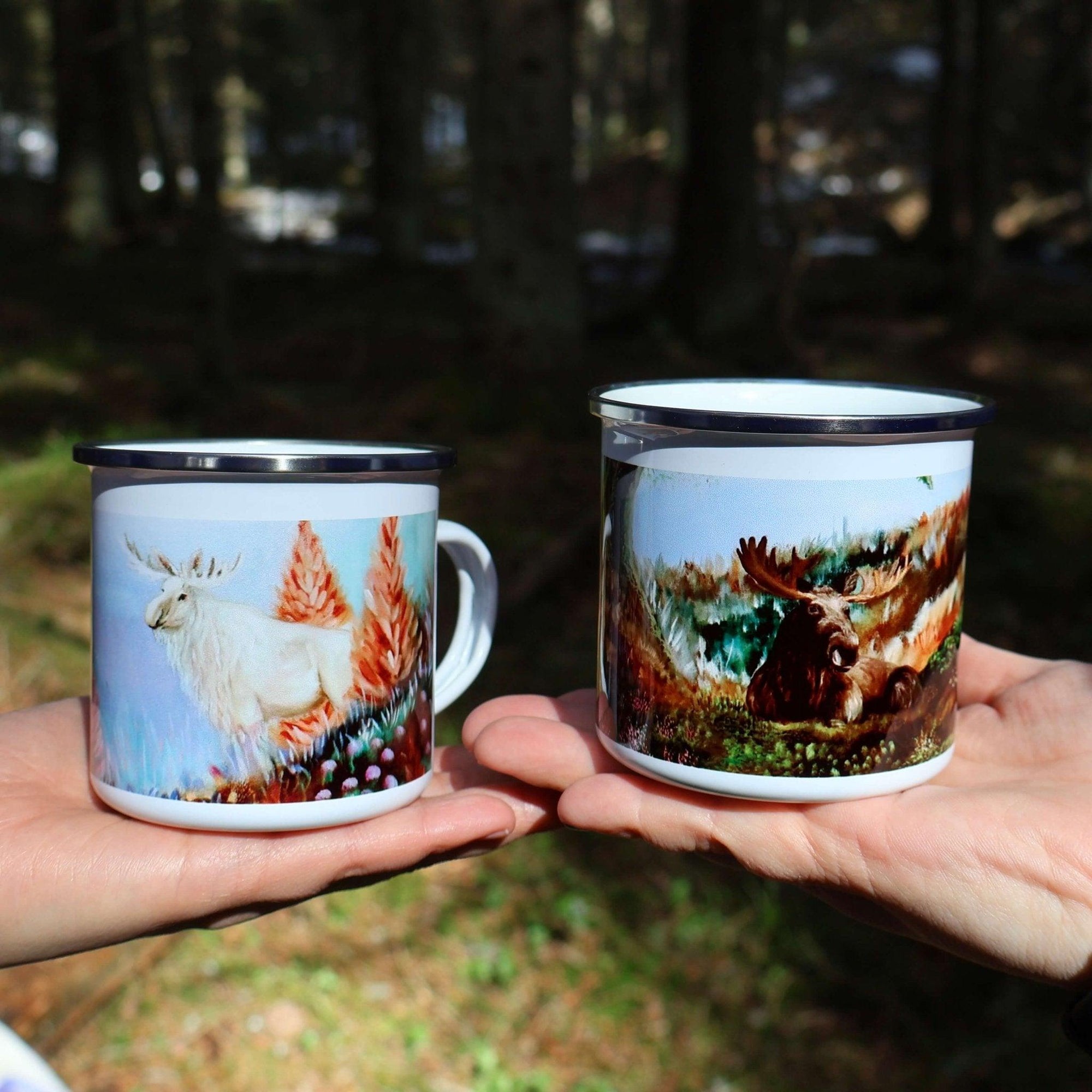 Painotuote-Hirvet -mukisetti - Jenni Pennanen Art