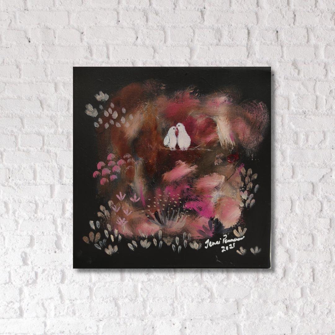 taideteos-LOVEBIRDS I & II - Jenni Pennanen Art