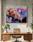 Lush Field – Fine Art -taidejuliste, abstrakti niittyaihe, Jenni Pennanen Art