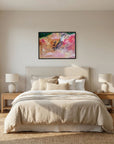 Rosy field fine art print