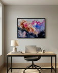 Lush Field – Fine Art -taidejuliste, abstrakti niittyaihe, Jenni Pennanen Art