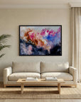Lush Field – Fine Art -taidejuliste, abstrakti niittyaihe, Jenni Pennanen Art
