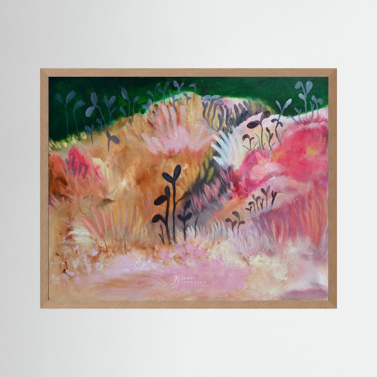 Rosy field fine art print