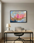 Joyous Field – Fine Art -taidejuliste, abstrakti niittyaihe, Jenni Pennanen Art