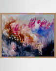 Lush Field – Fine Art -taidejuliste, abstrakti niittyaihe, Jenni Pennanen Art